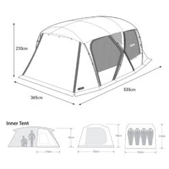 KZM New X-5 Tent 13 KZM New X-5 Tent -Outdoor Gear Dimension