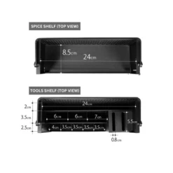 DoD Camping Chef’s Spice Box -Outdoor Gear Dimension 2