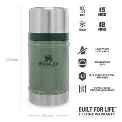 Stanley Classic Lagendary Food Jar 24oz Hammertone Green 9 Stanley Classic Lagendary Food Jar 24oz Hammertone Green -Outdoor Gear Dimension ca96c004 c424 474f a5fc 05e96b18d7e2