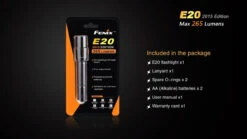 Fenix E20 XP-E2 LED Flashlight (2015 EDITION) -Outdoor Gear E202015 15 E 02507 78159.1443050098