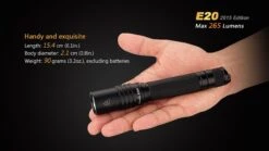 Fenix E20 XP-E2 LED Flashlight (2015 EDITION) -Outdoor Gear E202015 8 E 44621 88197.1443050098