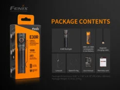 Fenix E30R Luminus SST40 LED Flashlight BLACK -Outdoor Gear E30RA E 11 48851.1556287406