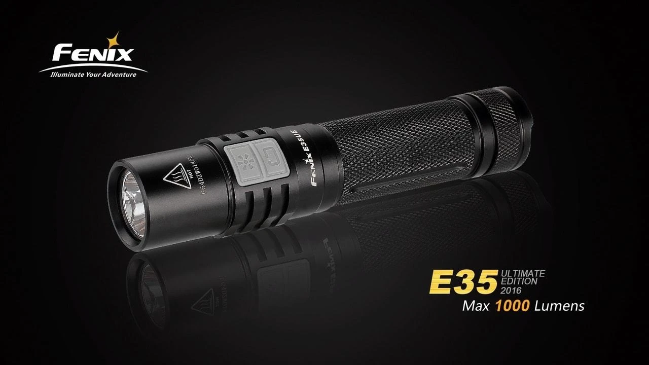 Fenix E35 XL-L2 UE LED Flashlight Black 2016 Version 7 Fenix E35 XL-L2 UE LED Flashlight Black 2016 Version - Image 7