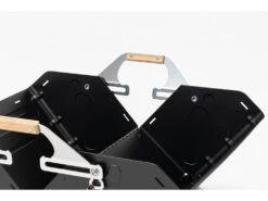 Snow Peak Stacking Shelf Container 50 Black Limited Edition -Outdoor Gear FES 038 BK switch7 515Wx515H