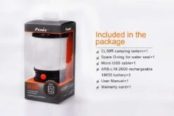 Fenix CL30R Camping Lantern -Outdoor Gear Fenix CL30R Lantern included items