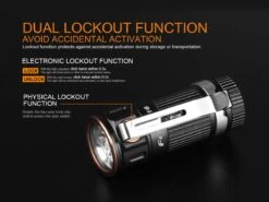Fenix E16 XP-L Hi Neutral White LED Flashlight BLACK 700 Lumen -Outdoor Gear Fenix E16 Flashlight Lock out