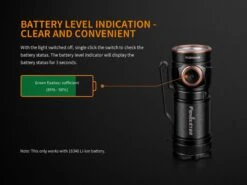 Fenix E18R XP-L Hi Led Flashlight Black 750 Lumen 15 Fenix E18R XP-L Hi Led Flashlight Black 750 Lumen -Outdoor Gear Fenix E18R EDC Flashlight battery level