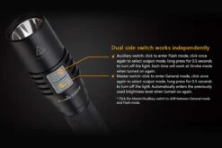 Fenix E25 LED Flashlight (UE Version) -Outdoor Gear Fenix E25UE Flashlight Switches