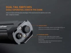 Fenix TK35 2018 XHP35 HI LED Flashlight 1300LM Black -Outdoor Gear Fenix TK35 2018 Flashlight switches 1