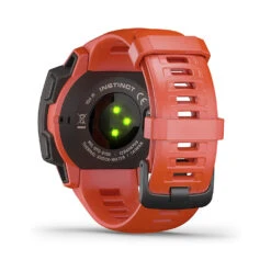 Garmin Instinct GPS Smartwatch - Graphite -Outdoor Gear Flame red 2