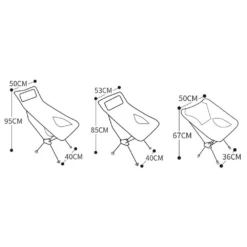 Hewolf Space Large Aluminum Alloy Foldable Chair -Outdoor Gear HW J2049 BLK 9 87f8eb6f 9819 4036 a907 575277d356db