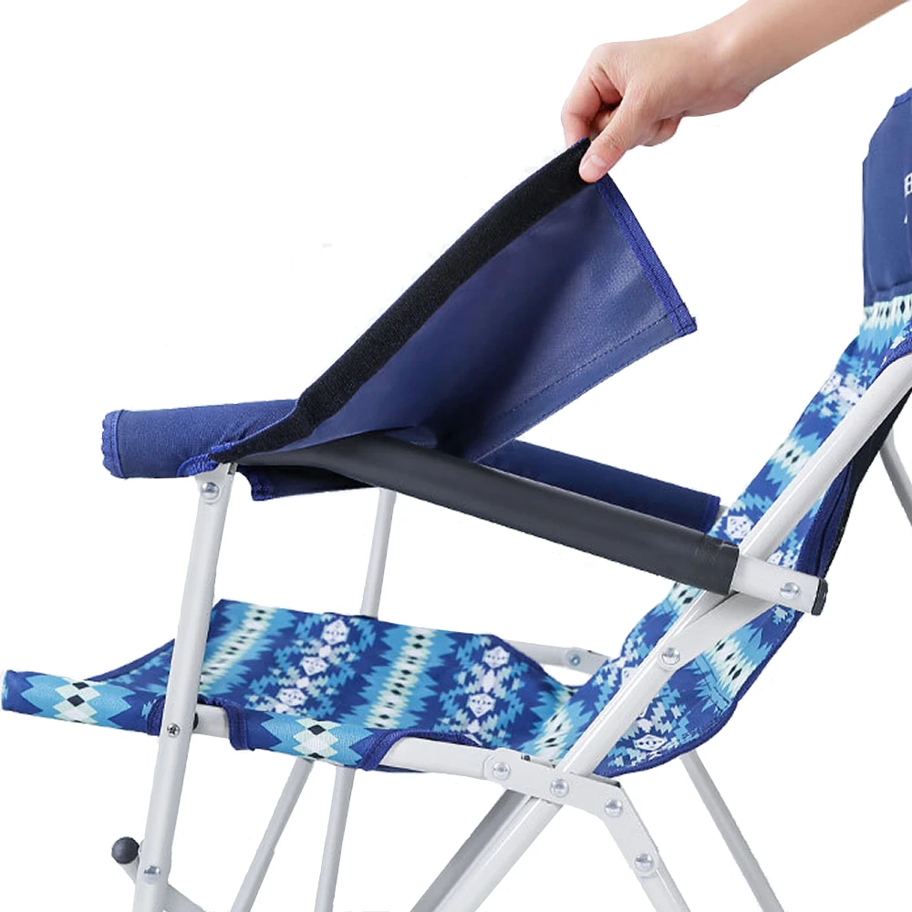 Hewolf Folding Chair Blue Wave 2 Hewolf Folding Chair Blue Wave - Image 2