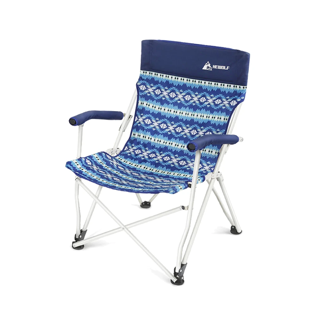 Hewolf Folding Chair Blue Wave 1 Hewolf Folding Chair Blue Wave