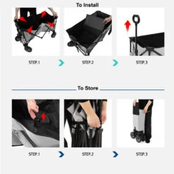 KZM Pelican Wagon -Outdoor Gear K20T1C013 touseandstore