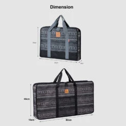 KZM Folding Table Carry Bag -Outdoor Gear K20T3B001 dimensionwithK9T3B001