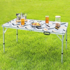 KZM Connect Wide 2 Folding Table -Outdoor Gear K20T3U001 6 600x600 e633cdca e23c 4980 a395 21fe067b6180