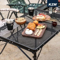 KZM Union Iron Mesh 2 Folding Table -Outdoor Gear K20T3U003 3