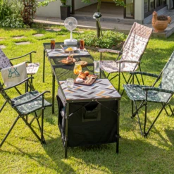 KZM Union Iron Mesh Cabinet 2 Folding Table -Outdoor Gear K20T3U004 6 600x600 1c05f21c 1c43 4325 b6f7 3edbae21c360