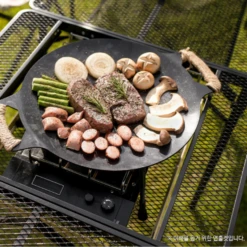 KZM Union Iron BBQ Plate -Outdoor Gear K20T3U011 8 600x600 17821ea4 201d 4c70 9749 d6e9b144c266