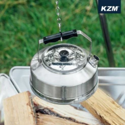 KZM Stainless Steel Kettle 0.8L -Outdoor Gear K21T3K08 04