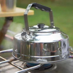 KZM Stainless Steel Kettle 0.8L -Outdoor Gear K21T3K08 07