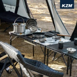 KZM Connect 3 Folding BBQ Table -Outdoor Gear K22T3U02 1000 4