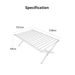 KZM Trinity Rollup Table -Outdoor Gear K22T3U08 09