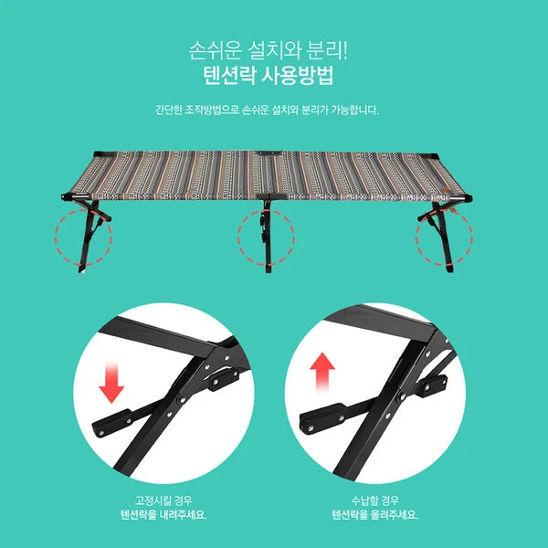 KZM Camping Cot - Gray 6 KZM Camping Cot - Gray - Image 6