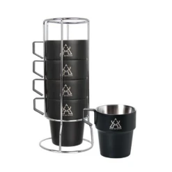 KZM NEW Black Mug 5P -Outdoor Gear K8T3K004 4