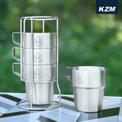 KZM Double Mug 4P Set -Outdoor Gear K9T3K001 3 600x600 dc28b481 bebe 44f1 8527 1bef07736d6c