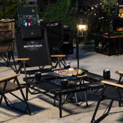 KZM Iron Mesh Fireplace Table II -Outdoor Gear K9T3U012 7