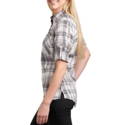 Kuhl Woman Spektra Plaid LS Shirt - Storm 7 Kuhl Woman Spektra Plaid LS Shirt - Storm -Outdoor Gear KUHL8316 STM 5