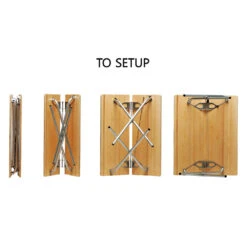 Snow Peak Single Action Table Long, Bamboo Top 10 Snow Peak Single Action Table Long, Bamboo Top -Outdoor Gear LV 015TR setup