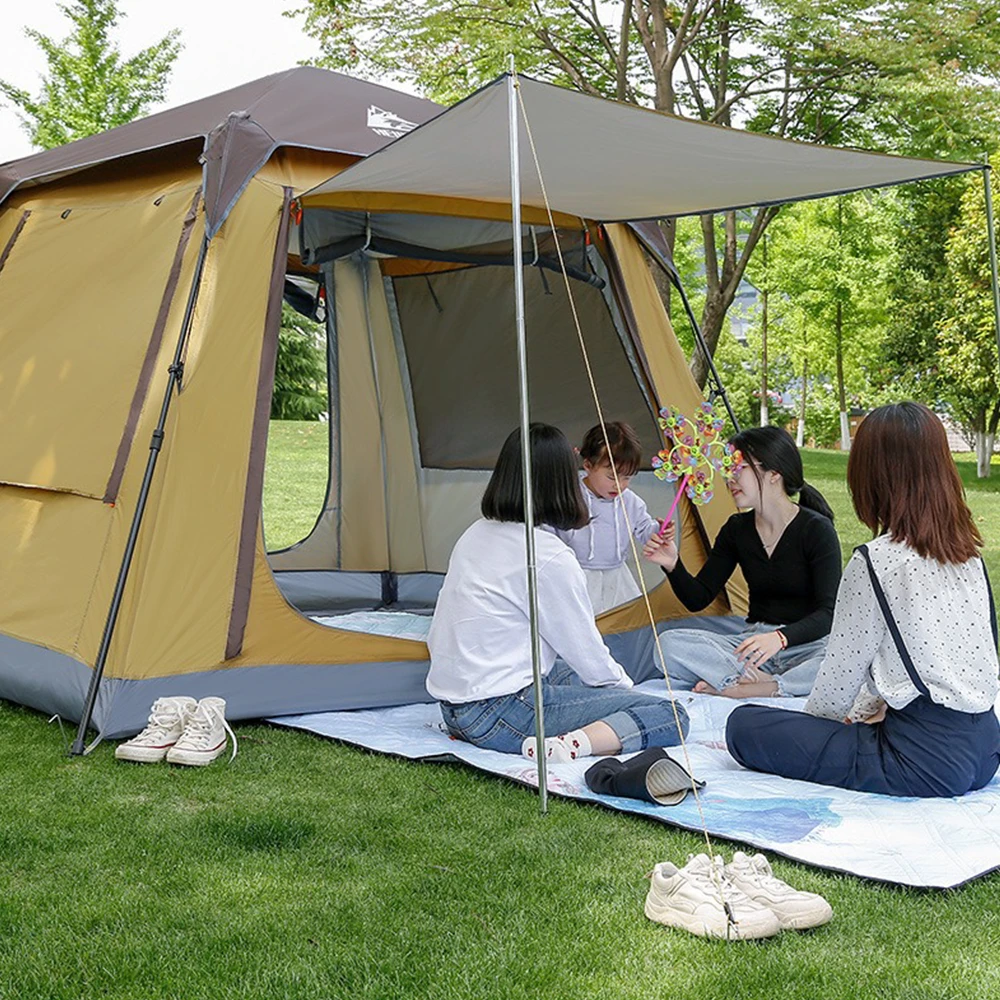 Hewolf Large 8 Person Square Top Automatic Tent 6 Hewolf Large 8 Person Square Top Automatic Tent - Image 6
