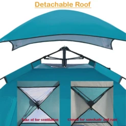 Hewolf Auto 4 Person Tent Teal -Outdoor Gear MON 2011 TEAL 8 600x600 d9a2104b c0aa 4478 86e1 23d1034b0ba0