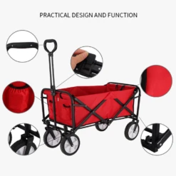 Camp Leader Camping Push Wagon - Black 10 Camp Leader Camping Push Wagon - Black -Outdoor Gear MON42 10 edited