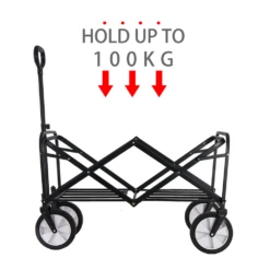 Camp Leader Camping Push Wagon - Black 9 Camp Leader Camping Push Wagon - Black -Outdoor Gear MON42 9 edited