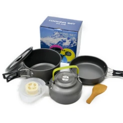 Camp Leader Camping Cookset 2-3 Person -Outdoor Gear MON43 5