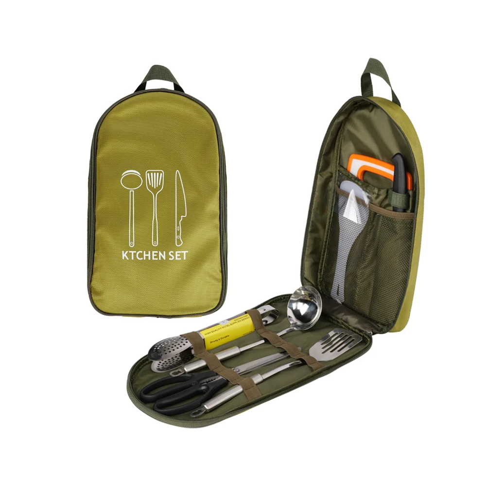 Camp Leader Outdoor Kitchenware 8 Piece Set 1 Camp Leader Outdoor Kitchenware 8 Piece Set