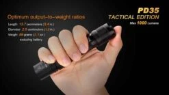 Fenix PD35 TAC Tactical Edition Flashlight 1000 Lumen -Outdoor Gear PD35TAC 5 72699 49879.1443049951.1280.1280 37773.1496251449