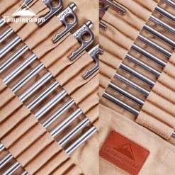 Campingmoon Stainless Steel Tent Pegs Silver 22 Campingmoon Stainless Steel Tent Pegs Silver -Outdoor Gear R26 8 6