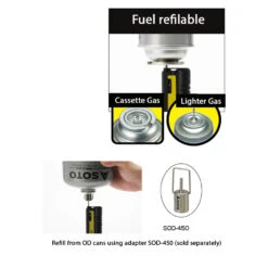 Soto Slid Gas Torch -Outdoor Gear ST 480CEXP 04