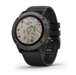 Garmin Fenix 6X GPS Watch - Sapphire Carbon Gray -Outdoor Gear Sapphire Carbon 2