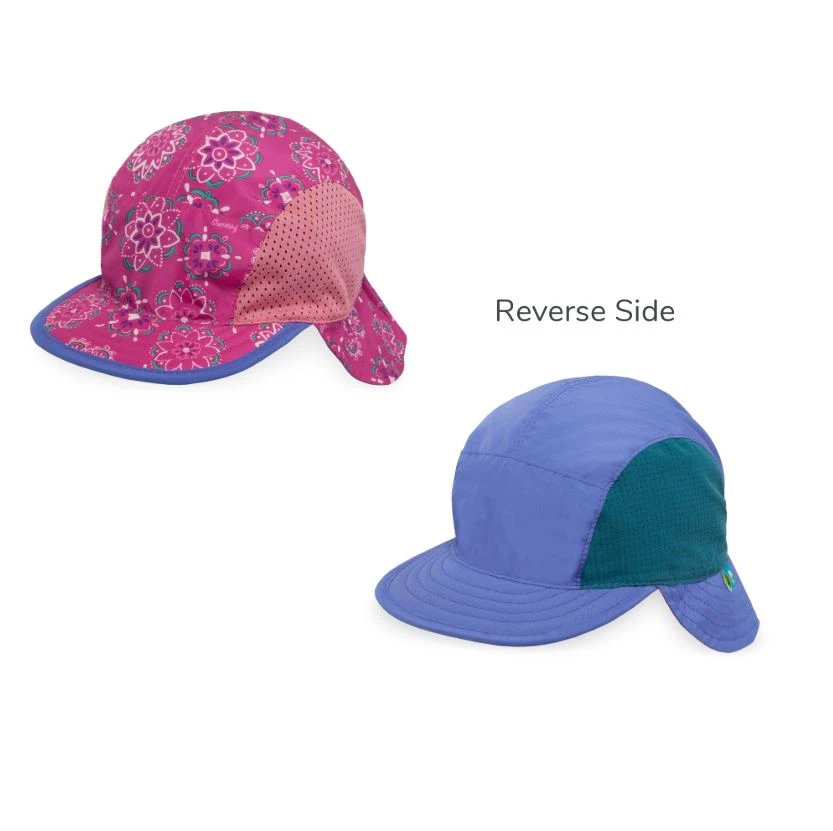 Sunday Afternoon Infant Sun Flip Cap - Soldania Rose/Iris 2 Sunday Afternoon Infant Sun Flip Cap - Soldania Rose/Iris - Image 2