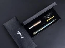 Fenix T5Ti Tactical Pen Halberd And F15 Flashlight Set Grey -Outdoor Gear T5TiF15 GiftSet