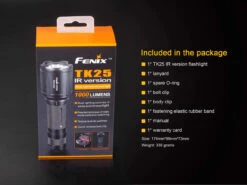 Fenix TK25 LED Flashlight IR Version BLACK 9 Fenix TK25 LED Flashlight IR Version BLACK -Outdoor Gear TK25IR 16 E 47064.1491574555