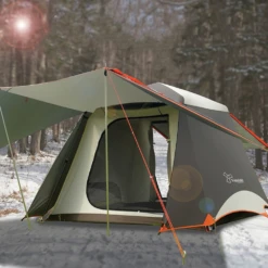 Vidalido Large Instant Cabin Tent Plus - White Coffee -Outdoor Gear TT 091 9