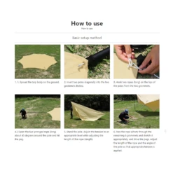 DoD Okura Tarp - Black -Outdoor Gear TT8 583 BK 23