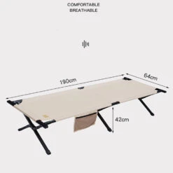 Adventurer Tanxianzhe Portable Campbed Khaki 6 Adventurer Tanxianzhe Portable Campbed Khaki -Outdoor Gear TXZ 0524 04