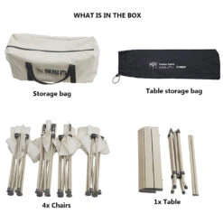 Adventurer Tanxianzhe Camping Table And Chairs Set - Khaki 6 Adventurer Tanxianzhe Camping Table And Chairs Set - Khaki -Outdoor Gear TXZ 150DH 02 c7958f20 269d 4bfc 81da e5fd8041c162